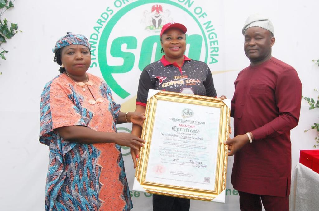 Son Marks 50th Anniversary With Three-Day Exhibition Of Mancap Certified Products And Presentation Of Mancap Certificates In Lagos
